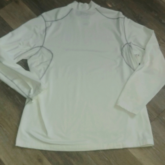 Nike Pro Combat Fitted Dri fit White Long Sleeve SZ 2XL - Picture 7 of 11
